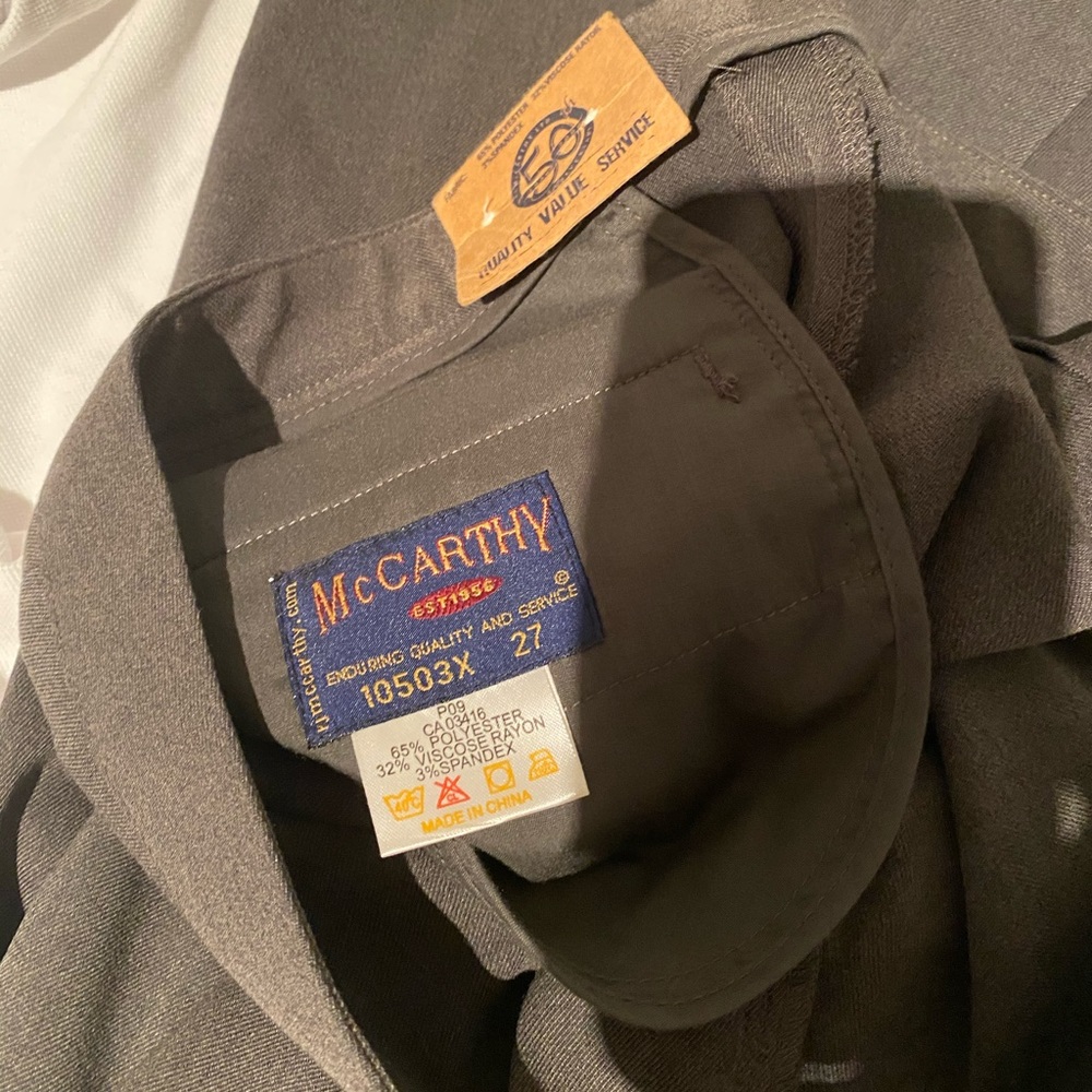McCarthy Uniform various items (see description)
